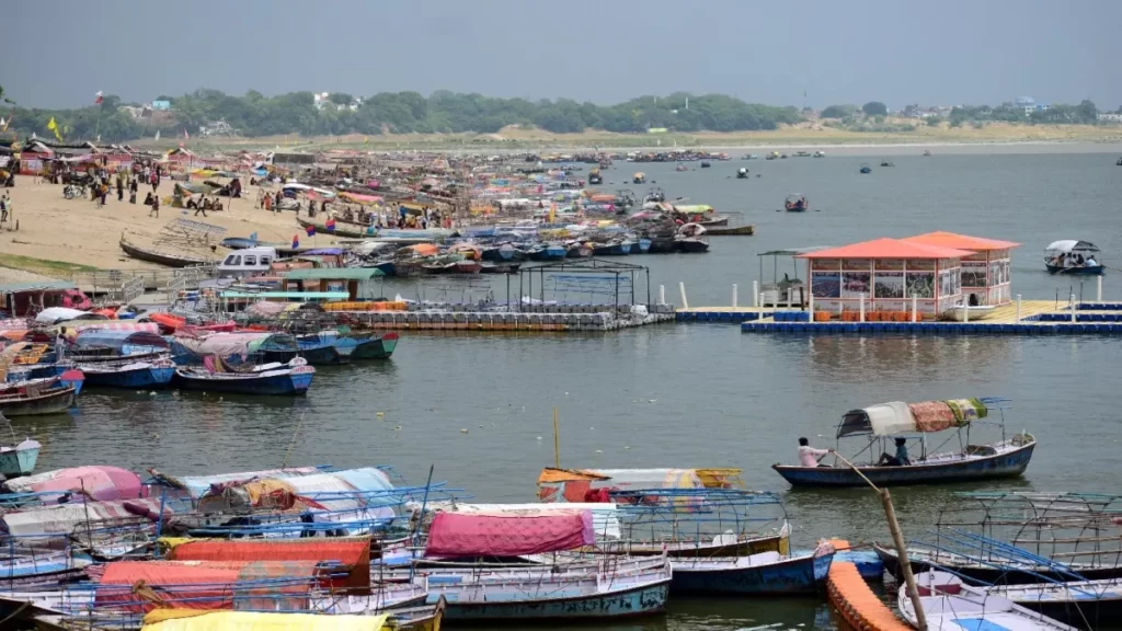  प्रयागराज  prayagraj  ganga ghat