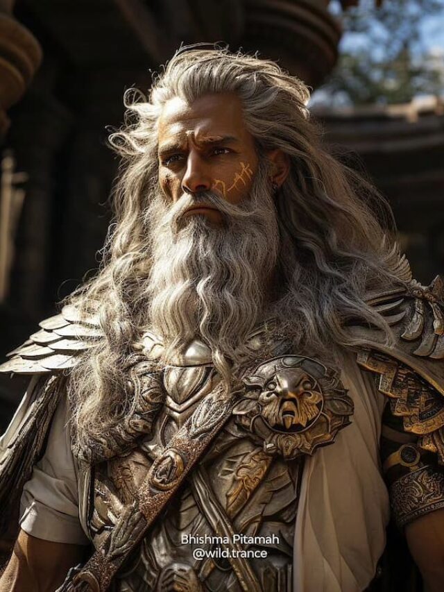 Indian-Ancient-Scripture-Mahabharta-Character-Bhisma-Pitamah-Revisualized-And-Generated-Using-AI