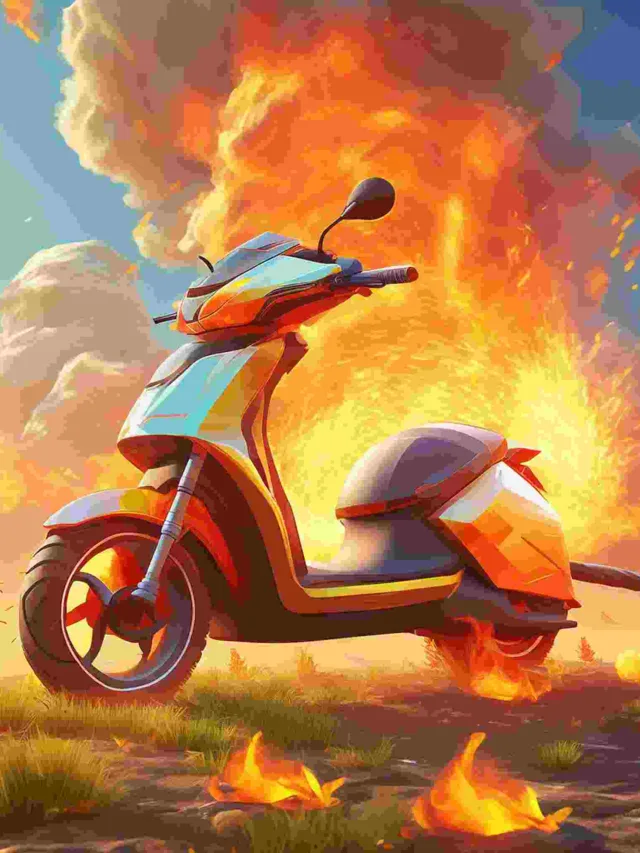 Firefly ev scooter fire problem in summer season images 1210
